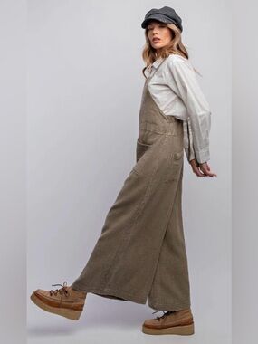 Easel Muchroom Overalls Medium
